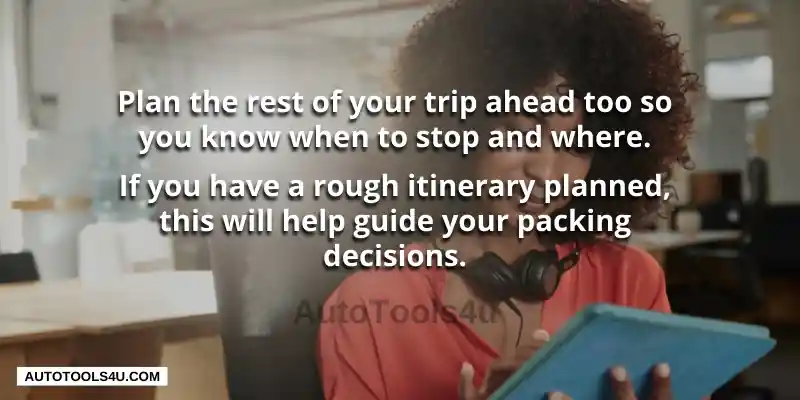 Camper Packing List – How To Pack and Load Campervan 5